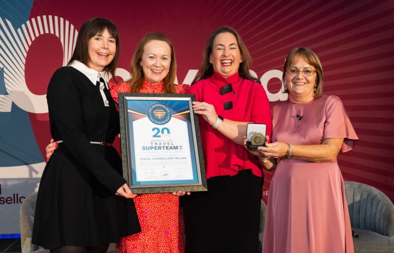 Tipperary travel counsellors part of award-winning team at national awards