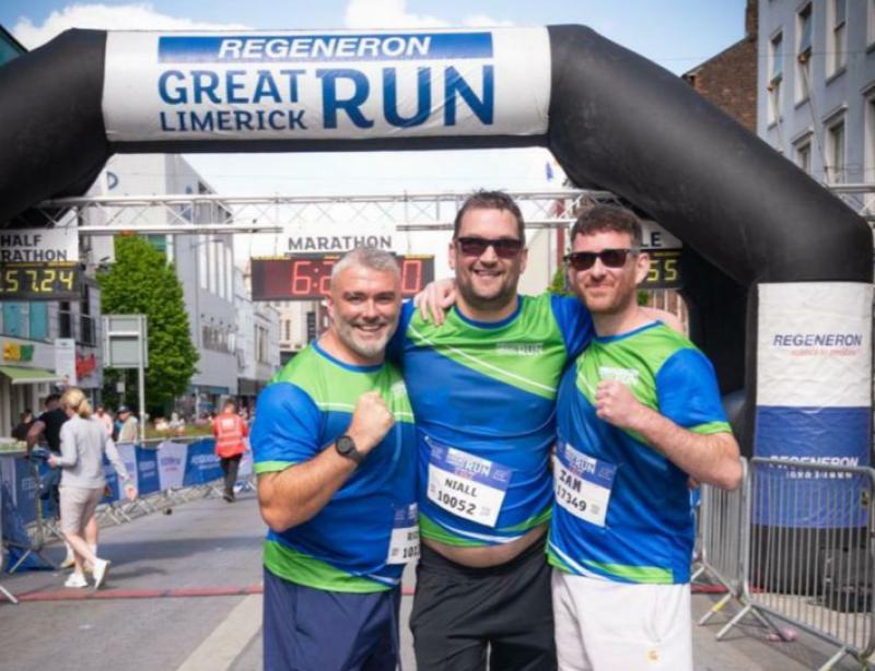Best friends Richie McGrath, Niall Walsh and Ian O'Dwyer