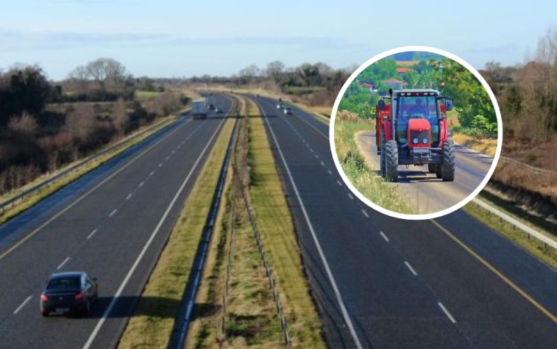 Tractors often 'driven by young lads' should be banned from Irish motorways 