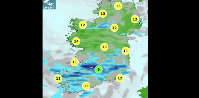 Mixed bag: Met Eireann issues a head scratching forecast for the week
