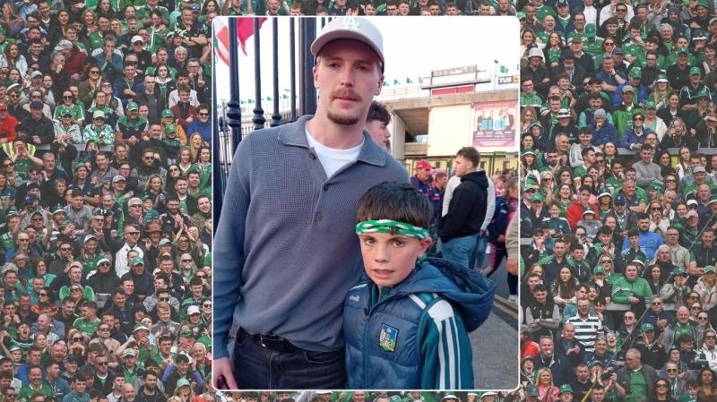 Premier League star swaps his gloves for hurleys to attend epic Munster Final