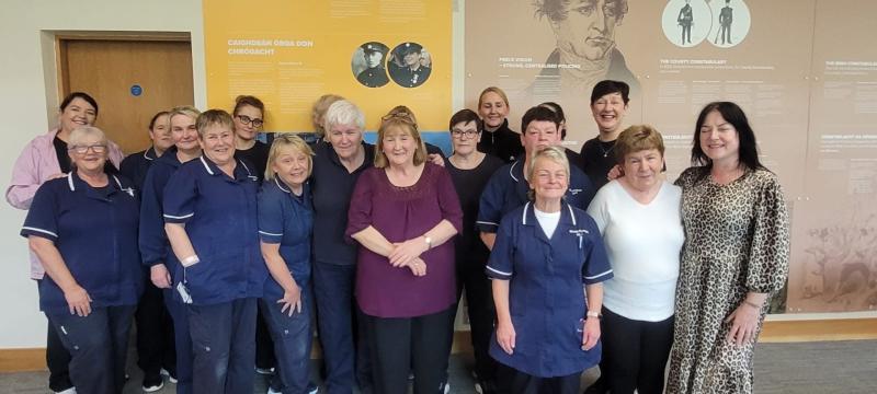 The 'Mop-Wielding Menace', Anne Mulhall, gets a fitting send-off from Templemore Garda College