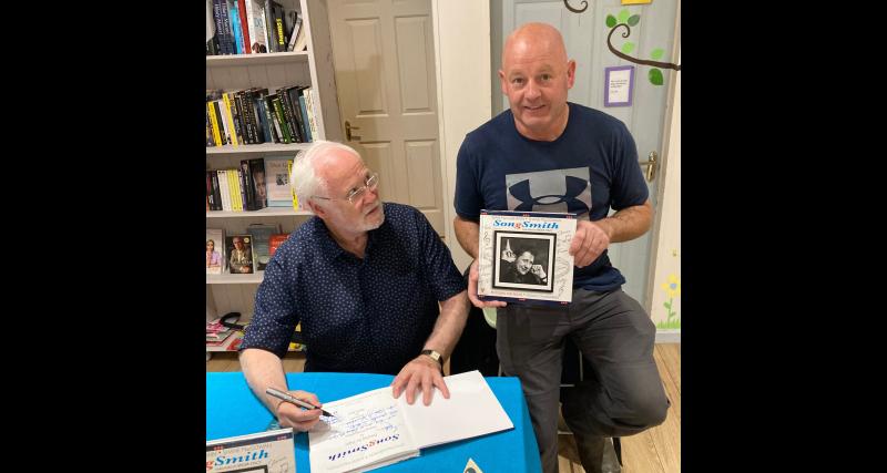 WOW! Nenagh photographer signs copy of Pogues book for eager Shane MacGowan fan in Kildare