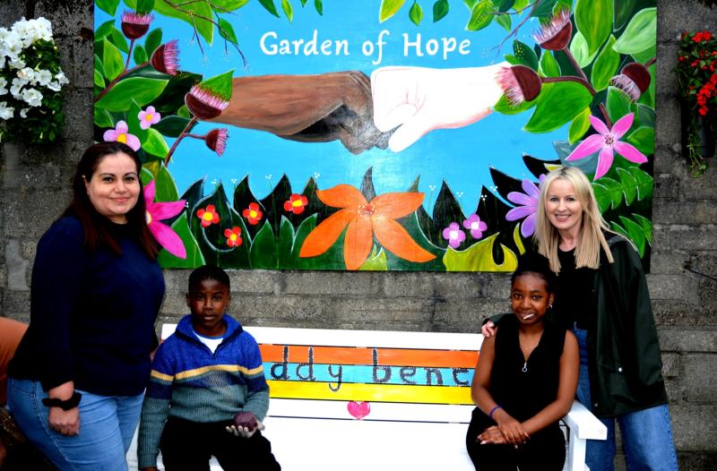 New garden with striking mural opened at Carrick-on-Suir direct provision centre 