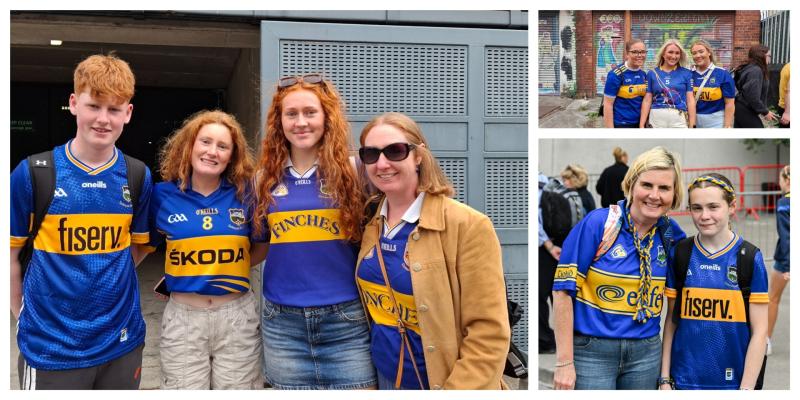 IN PICTURES: Tipperary fans rocking Dublin in blue and gold ahead of Kilkenny game 