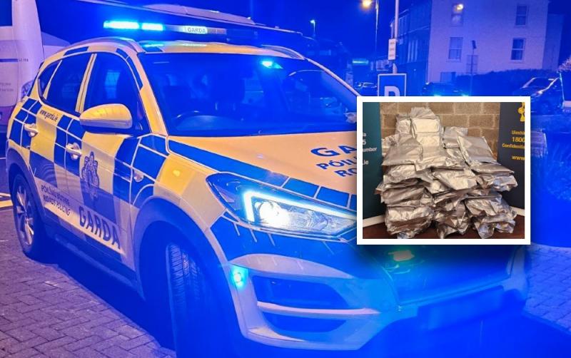 Man (40s) arrested after gardaí 'intercept' van and uncover 80kg cannabis haul worth €1.6m