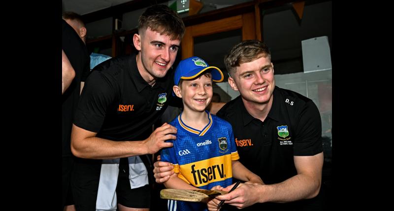 WATCH: Beautiful scenes as Tipp hurlers visited the kids in Crumlin Children's Hospital