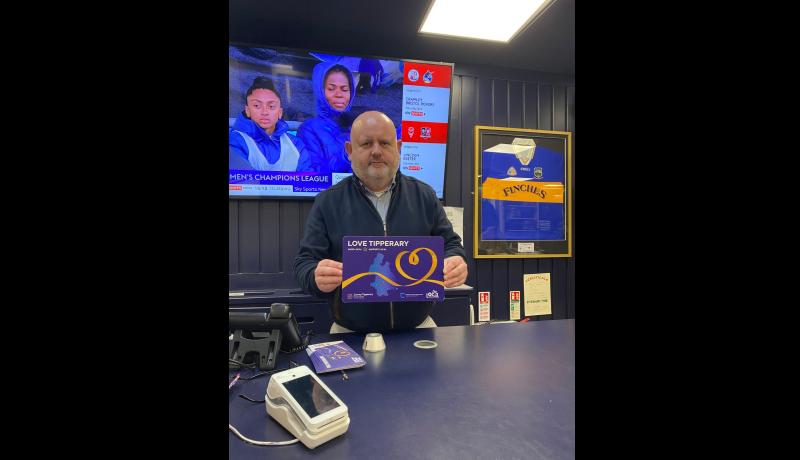 Award winning retailer praises Love Tipperary Gift Card after first six months of sales