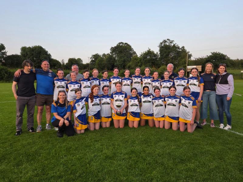 PICTURE: Congratulations given to County Champion camogie team in Tipperary after recent win