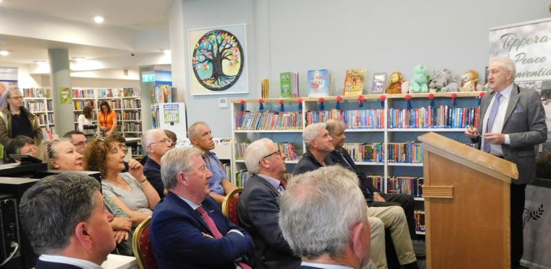 PICTURES: Minister Seán Canney launches website for Tipperary Peace Convention