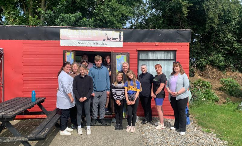 PICTURE: Tipperary hotel staff spend day volunteering at animal rescue centre