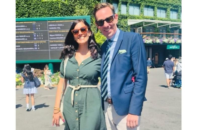 Ryan Tubridy's fianc&eacute;e visits wedding section of Irish charity shop amid upcoming nuptials