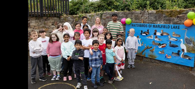 Unique mural unveiled at Tipperary primary school highlights local wildlife
