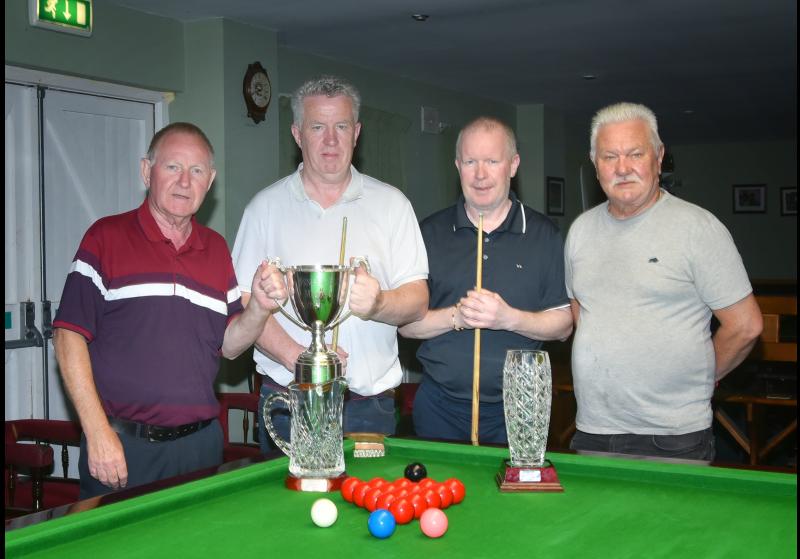 Brendan wins Denis Bourke Snooker Tournament at Carrick-on-Suir Social & Literary Club 