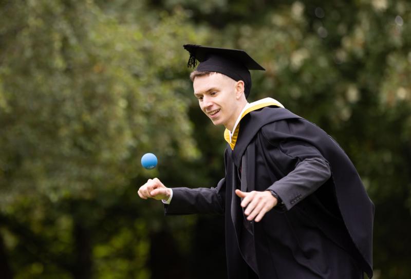 CONGRATS! World handball champion from Tipperary celebrates graduation from UL 