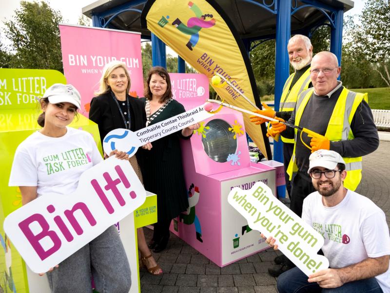 Gum litter taskforce visits Tipperary as part of Summer roadshow