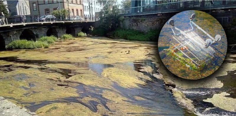 ‘Embarrassing and Disgraceful’ - Tipperary river overrun with rubbish, raw sewage and trolleys