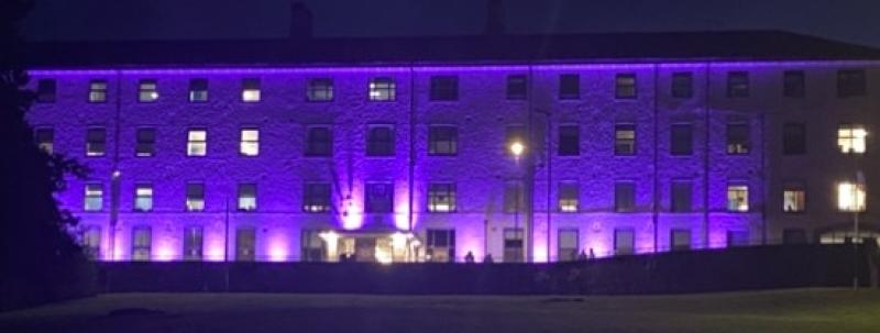 Tipperary University Hospital goes purple for Palliative Care Week 2025