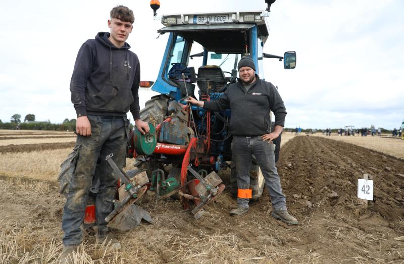 PICTURE: Two young Tipperary ploughmen competing at the National Ploughing Championships