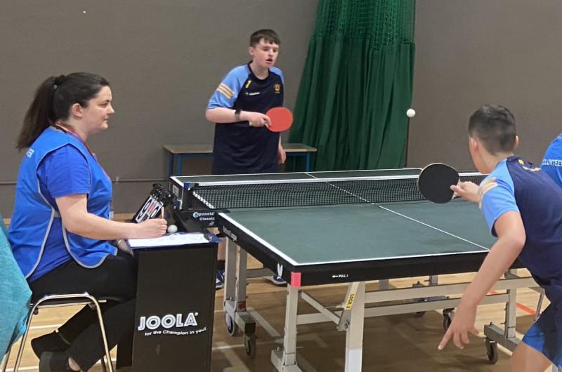 Table tennis exchange programme was a huge success for a special Tipperary School