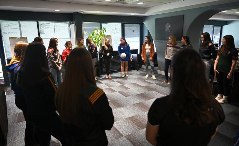 Erin Hennessy is representing Tipperary in ladies football leadership skills programme 