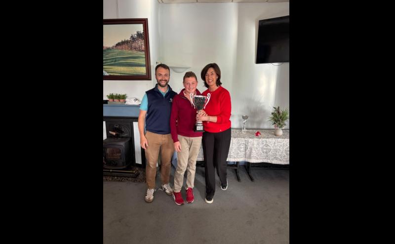 Jay wins Tinhalla Junior Cup Junior Competition at Carrick-on-Suir Golf Club 