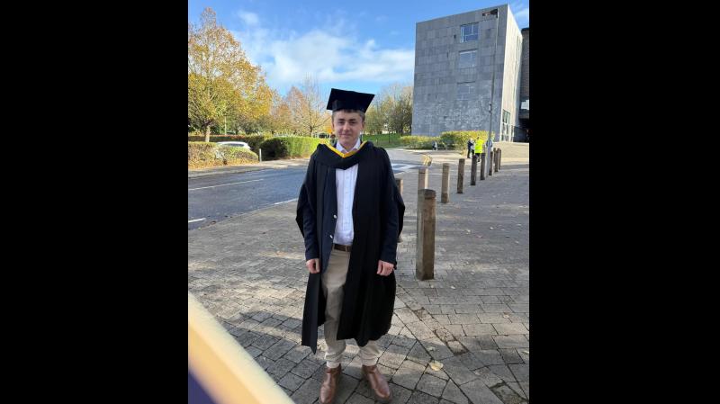 PICTURE: Tipperary graduate receives three awards from university