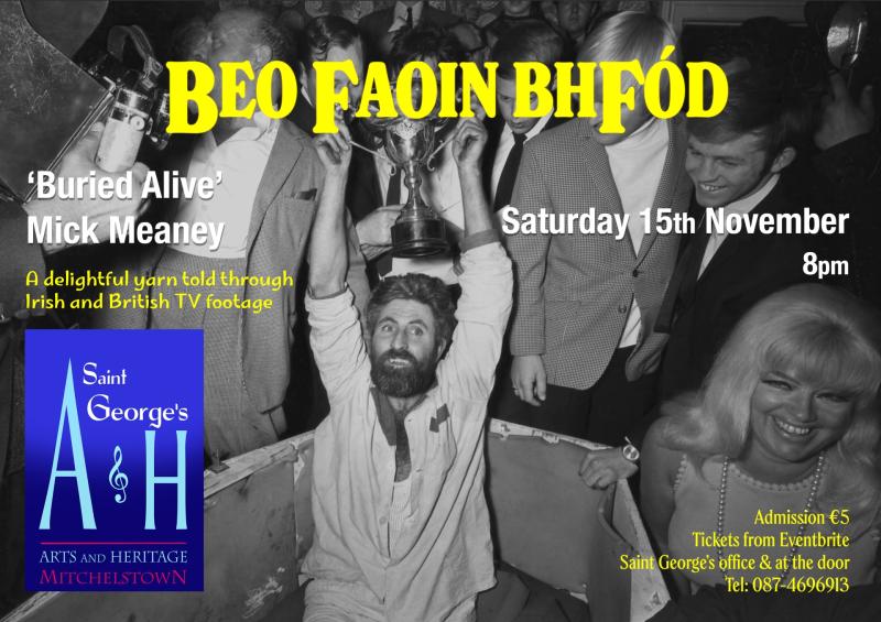 Documentary about Tipperary man who was buried alive will be shown this month