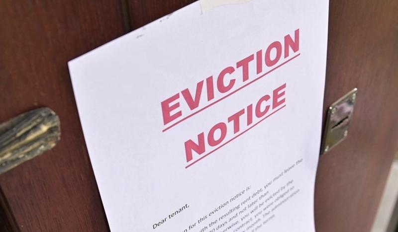 Eviction notice.