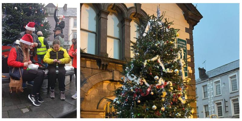 Tipperary community unites to decorate Christmas tree in heartfelt plaza event