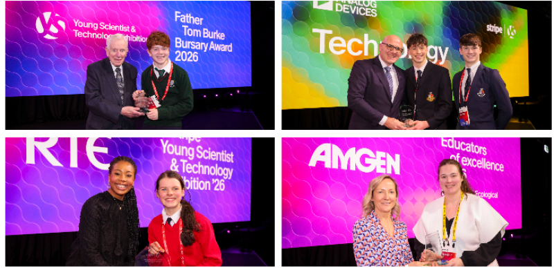PICTURES: Proud moments for Tipperary schools at the 2026 Stripe Young Scientist Exhibition
