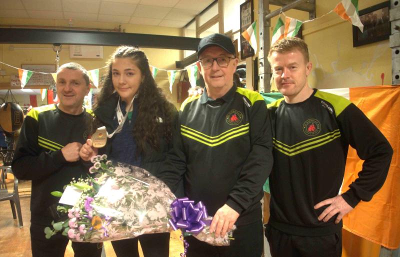 Hero's welcome home to Tipperary for European boxing medallist Isabelle Hawkins 