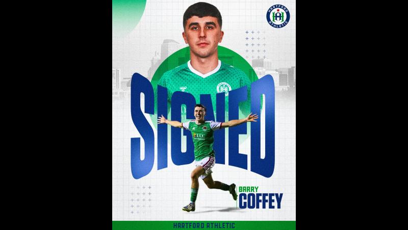 Barry Coffey seals move to Hartford Athletic after prolific season with Cobh Ramblers FC