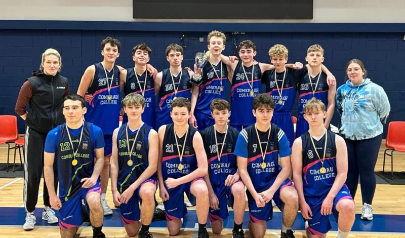 Tipperary school's boys Under 16 basketball team celebrates Munster title win