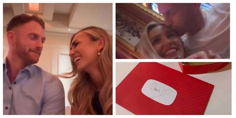 PICTURES: Sharlene Mawdsley shares romantic moments with Michael Breen on Valentines day