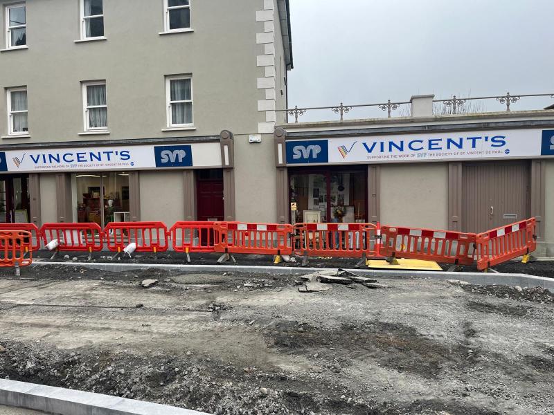Tipperary charity shop appeals for donations as road works cause dramatic drop in footfall