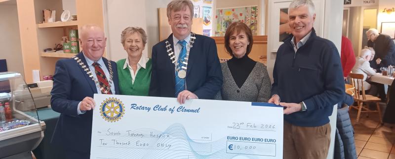 Group's generosity helps Hospice to grow stronger in Tipperary