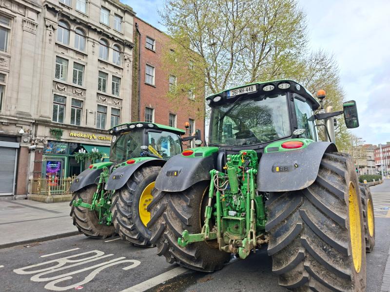 Protesters leave O'Connell Street, but protesters on the ground in Tipperary