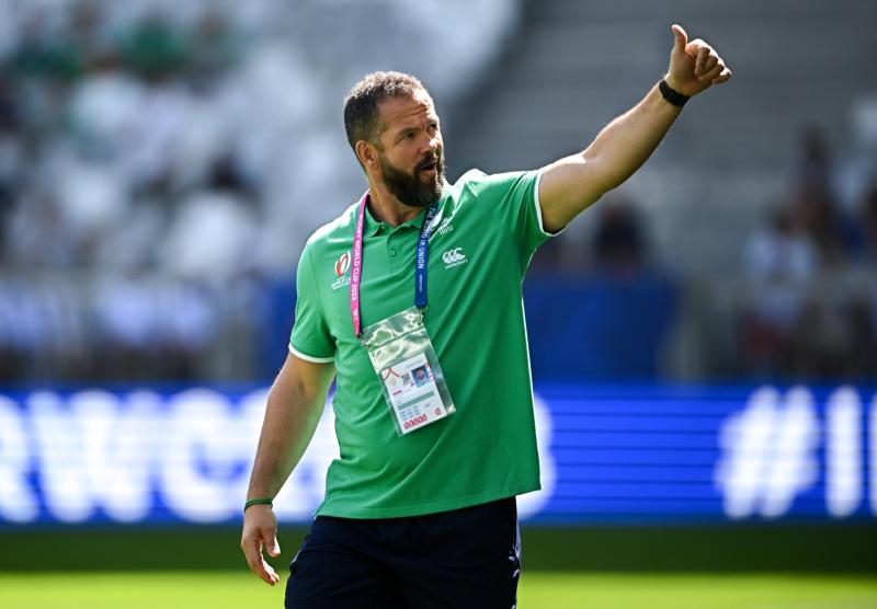 Head Coach Andy Farrell says their win against Romania was all about connecting with Irish fans 