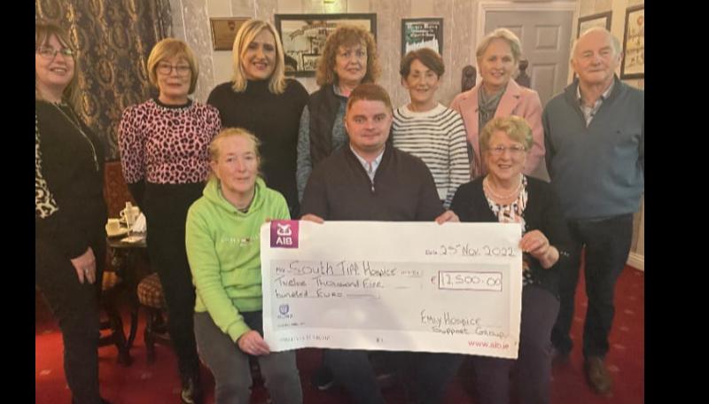 Emly Hospice Support Group make annual presentation to South Tipp Hospice