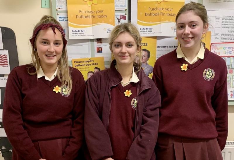 Fifth-year students host Daffodil Day at the Presentation Thurles