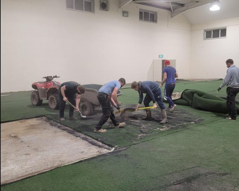 Tipperary company goes over the border to lay brand new indoor astro turf pitch