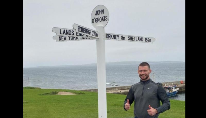 Tipperary man finishing amazing feat by running the length of Britain for charity