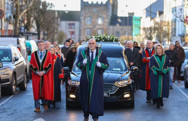 The people of Clonmel bid a sad farewell to Carrie Acheson