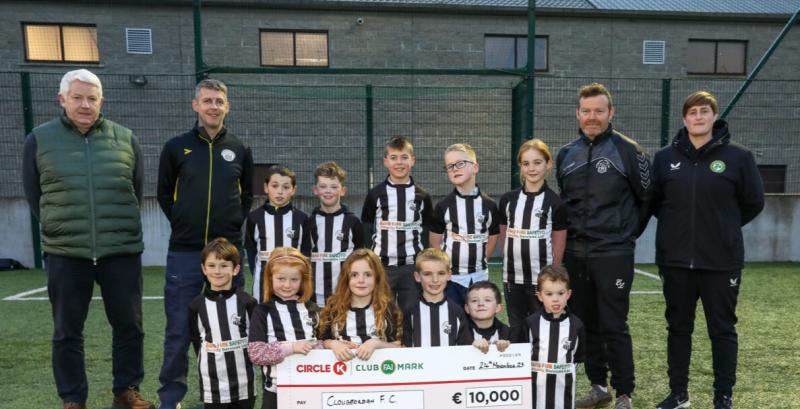 North Tipperary soccer club Cloughjordan FC receives very welcome windfall