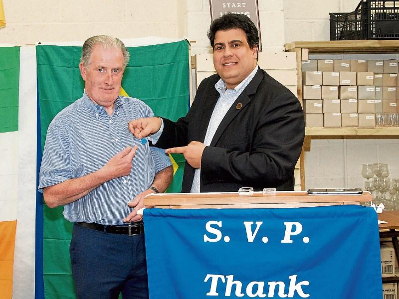St Vincent de Paul President visits Roscrea, Co.  Tipperary 