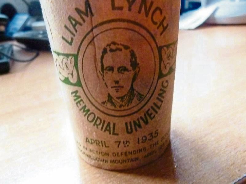 General Liam Lynch Commemoration showcases a unique piece of memorabilia