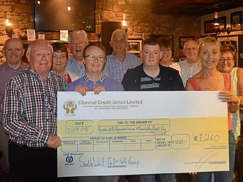 Clonmel trad group 'South Wind' raise €1,260 for Friends of Bridgewater House