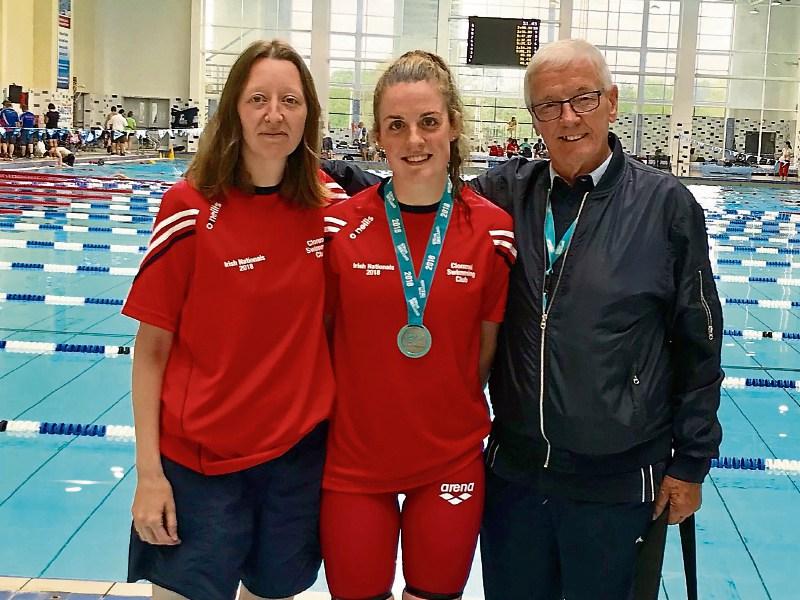 Clonmel swimmer Abby Wall wins two silver medals at national championships