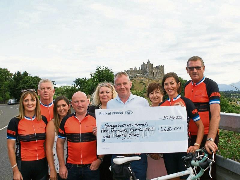 Cashel cyclists raise funds for MS on a cycle the length of Ireland